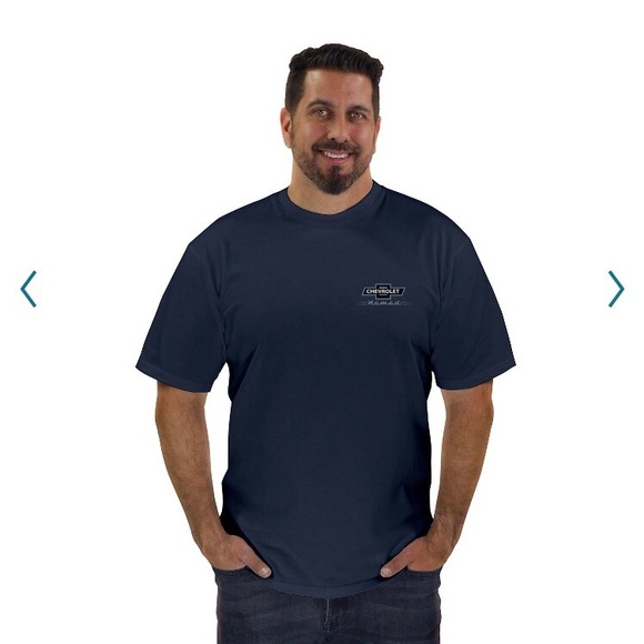 Newport blue Chevrolet nomad tri-five car graphic tee shirt size medium M NWT - Picture 5 of 14